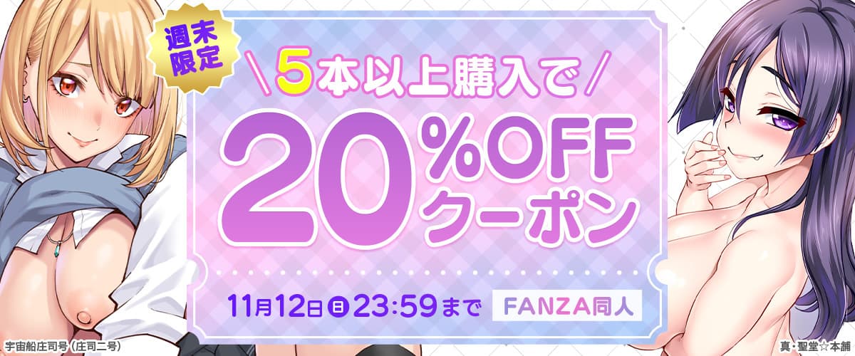 【同人】5作品以上20%OFFクーポン